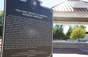 first beatle in america plaque