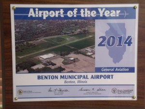 Benton Municipal Airport name Airport of the Year 2014
