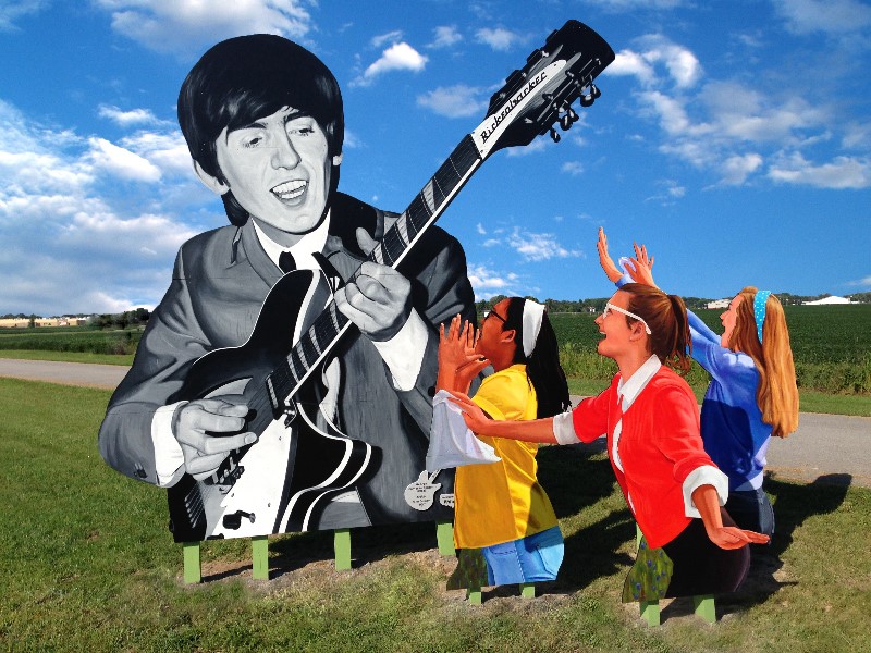George Harrison Commemorative Mural | Welcome to the City of Benton